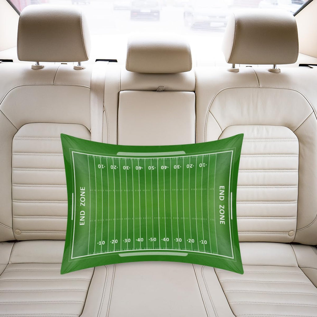 America Green Football Field Satin Pillowcase for Hair and Skin Soft Silk Pillow Cases with Envelope Closure Cooling Pillow Case Slip…