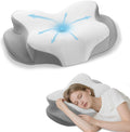 Qichida Cervical Neck Pillow - Cooling Pillow for Neck, Side Sleeper Pillow, Ergonomic Neck Pillow, Contour Orthopedic Memory Foam…