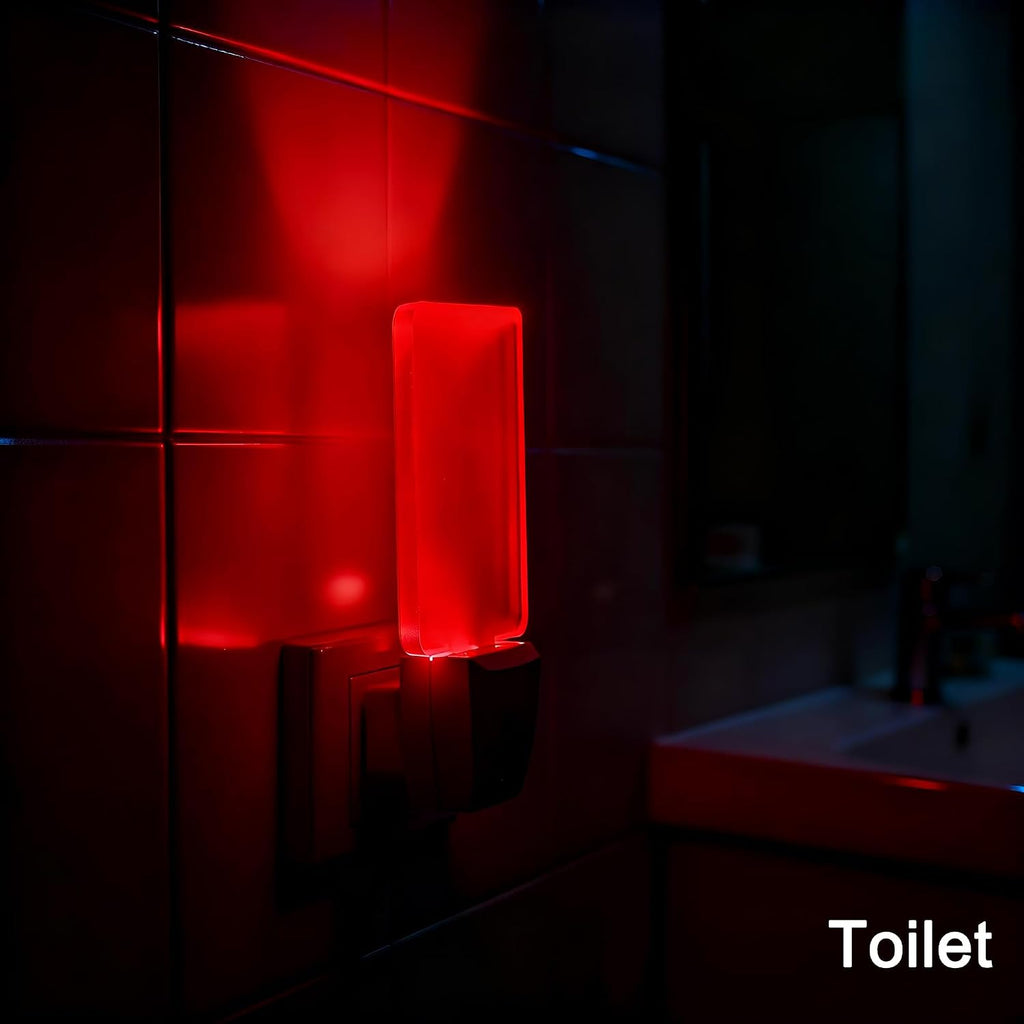 Red Night Lights Plug in 2 Pack, 0.5W Red Light Night Light with Dusk to Dawn Sensor, Auto On/Off LED Night Light Plug into Wall Pefect…