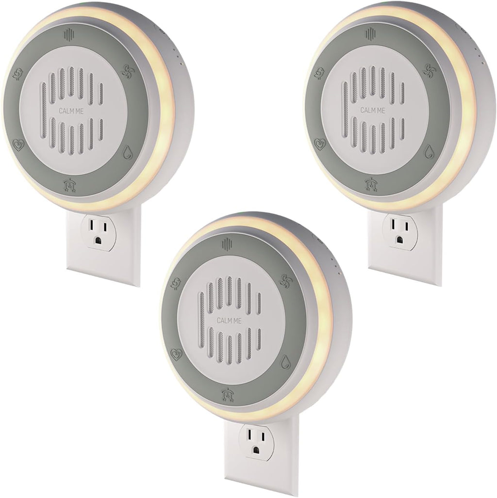 calmme (3 Pack) Calm Me White Noise Machine for Office Privacy & Noise Canceling, Plug in Wall Sound Machine for relaxation Office Used…