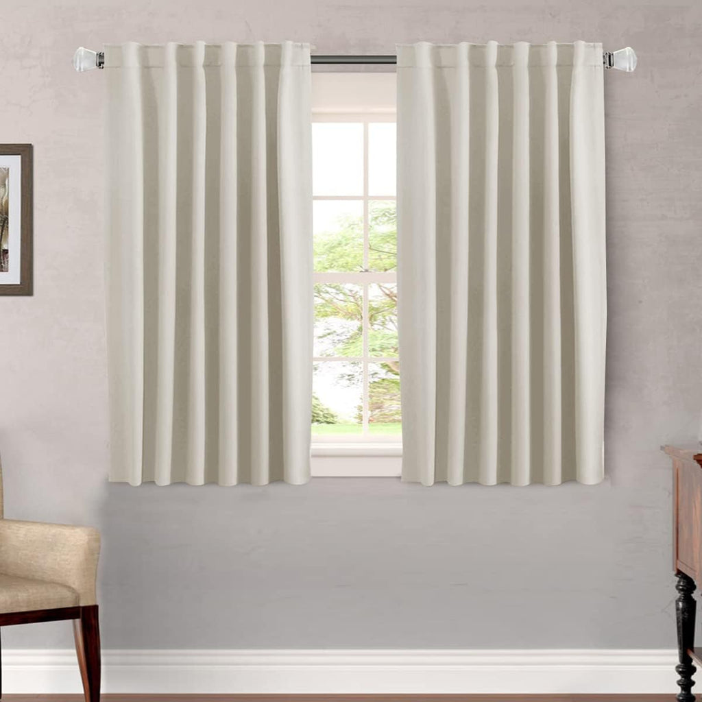 H.VERSAILTEX Light Reducing Curtains Thermal Insulated Window Treatment Panels Room Darkening Privacy Assured Drapes for Living…