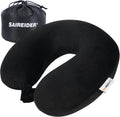 Saireider Travel Pillow 100% Pure Memory Foam Travel Neck Pillow with Storage Bag, Airplane Pillow for Traveling、Car、Home、Office, Washable C…