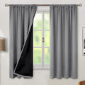 BGment 100% Blackout Curtains for Bedroom 63 Inch Length 2 Panels, Thermal Insulated Room Darkening Curtains Rod Pocket Soundproof…
