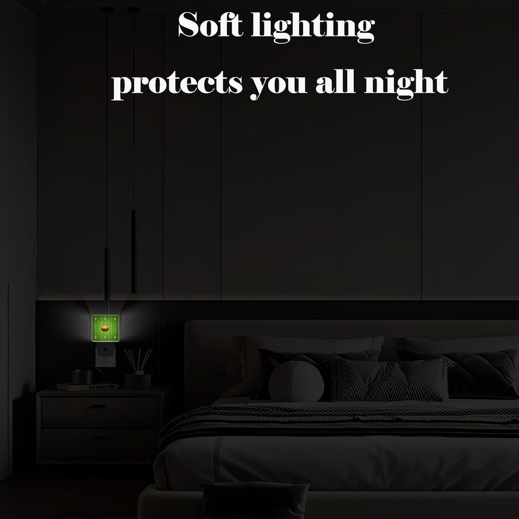 American Football Night Light, Plug-in Nightlights Auto Sensor Night Lamp Dusk-to-Dawn Lamp Home Decor for Nursery Children Girls Boys