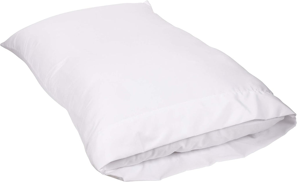 KAF Home Brushed Microfiber Pillow Cases Bulk Pack, Control Allergies and Ensure Sound Sleep, Set of 12 (White, Queen)