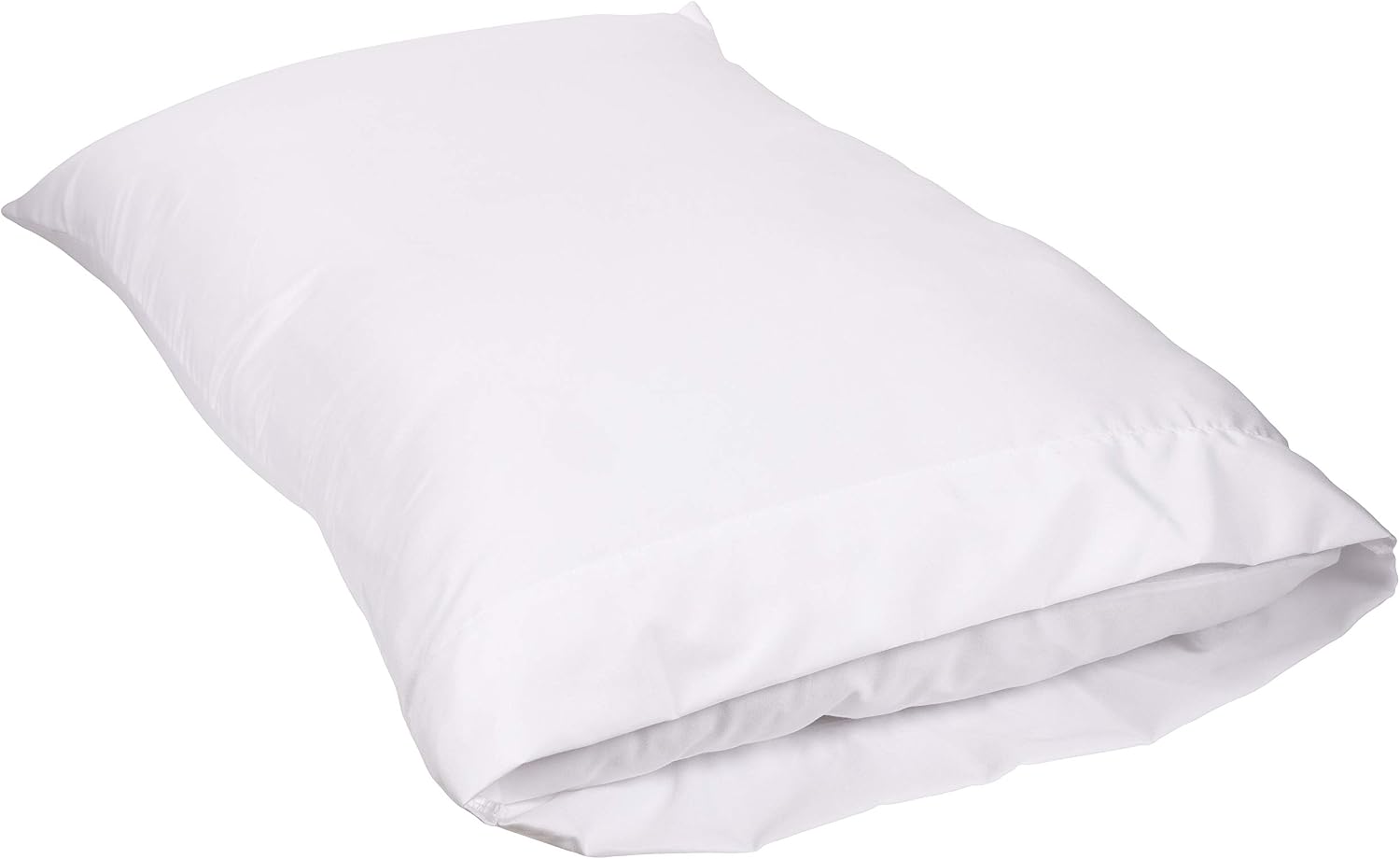 KAF Home Brushed Microfiber Pillow Cases Bulk Pack, Control Allergies and Ensure Sound Sleep, Set of 12 (White, Queen)