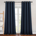 NICETOWN Blackout Curtain Panels 90 - Window Treatment Energy Saving Thermal Insulated Solid Grommet Blackout Drapes for Living Room…