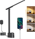HoneywellAirComfort Honeywell LED Desk Lamp - Sunturalux Desk Lamps for Home Office with USB A+C Charging Ports, Stepless Dimmable Eye-Cari…