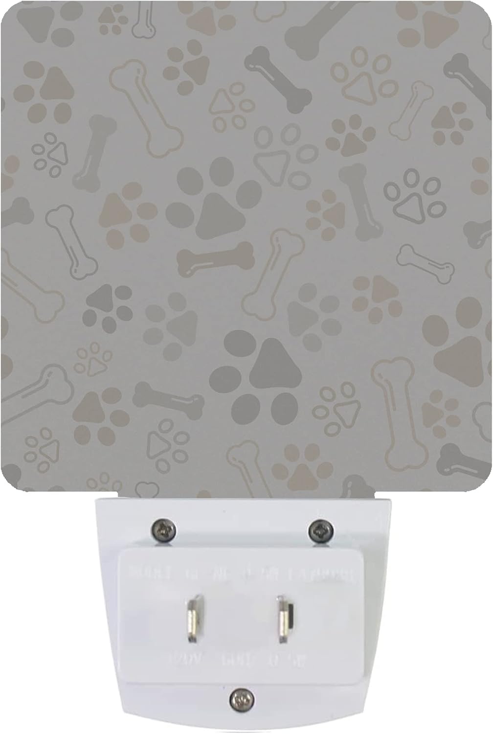 Dog Cat Paw Print Bones Night Light Plug-in LED Nightlights Auto Sensor Night Lamp Dusk-to-Dawn Lamp Home Decor for Nursery Children…