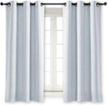 NICETOWN Room Darkening Window Treatment Curtain Energy Smart Thermal Insulated Block Out Sunlight Shade & Blind for Bedroom with Grommet…