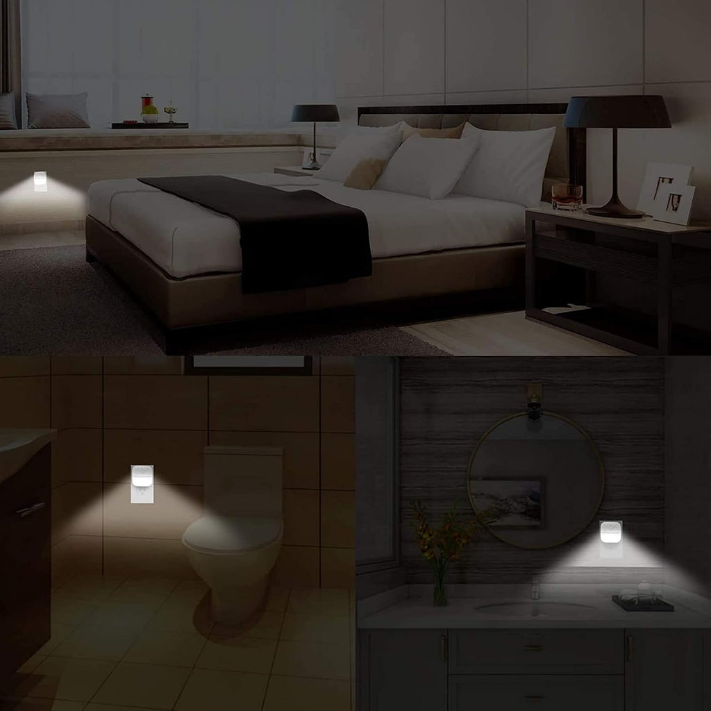 Night Light, LED Night Lights Plug into Wall, Dusk to Dawn Sensing Nightlights, No Glaring Compact Size, Night Light for Kids Navigating…