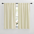 NICETOWN RV Curtains for Camper Windows - (Beige Color) 42x50 Inch, 2 Panels Set, Thermal Insulated Room Darkening Blackout…