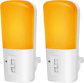 Llohasled L LOHAS LED Amber Night Light, Dimmable Plug in Yellow Night Light with Dusk to Dawn Sensor, Kids Night Lights for Bedroom, 5-80L…