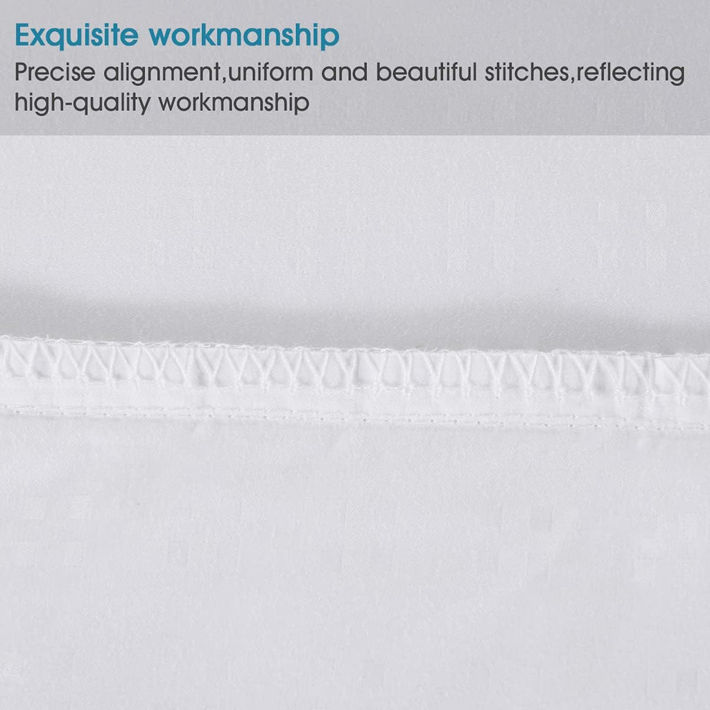 STONECREST Gusseted Pillow Protector - 1 PC, Zipper Premium Pillow Encasement Covers(400tc Dot Jacquard, Standard)
