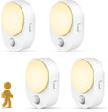 L LOHAS LED Plug in Night Light with Motion Sensor and Dusk to Dawn Sensor,[4-Pack] Night Lights Plug into Wall,3000K Soft…