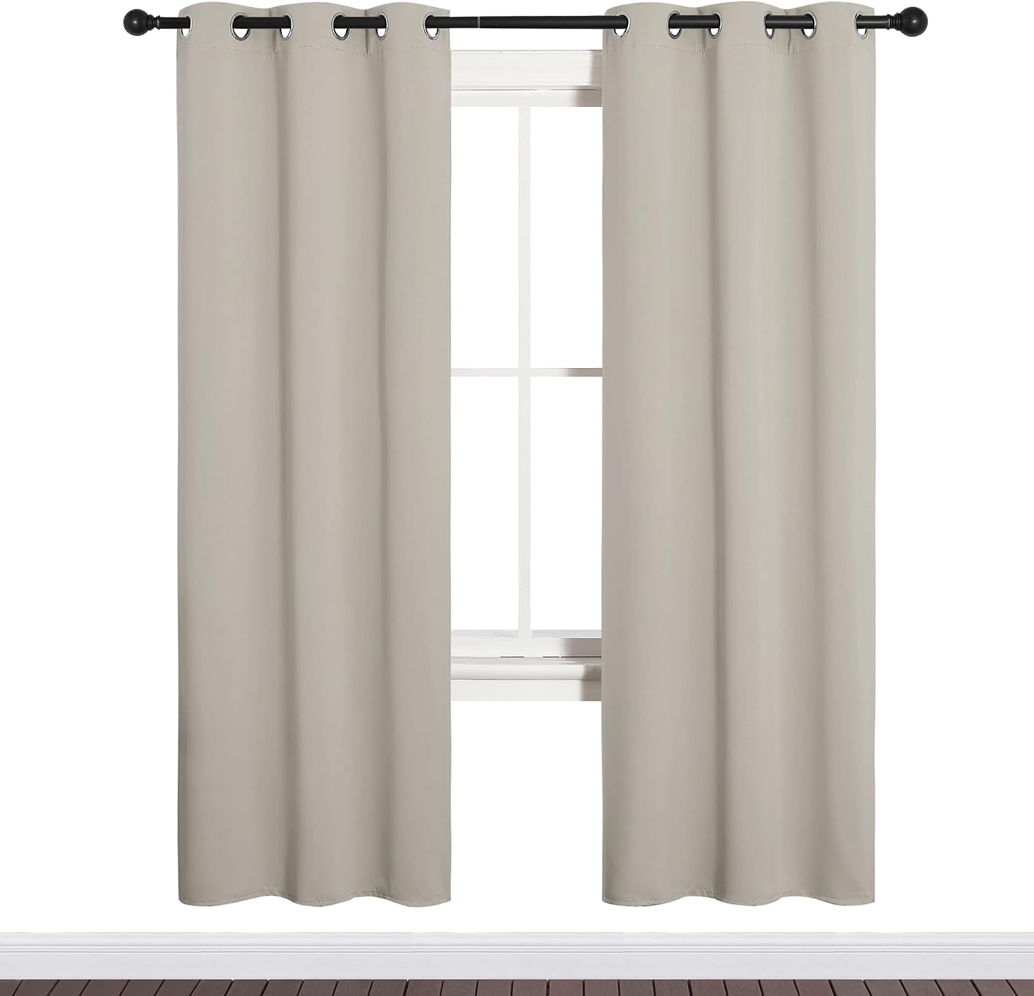 NICETOWN Blackout Curtains for Bedroom, 72 inches Long Curtains & Drapes for Living Room, Thermal Insulated Window Treatment Draperies…