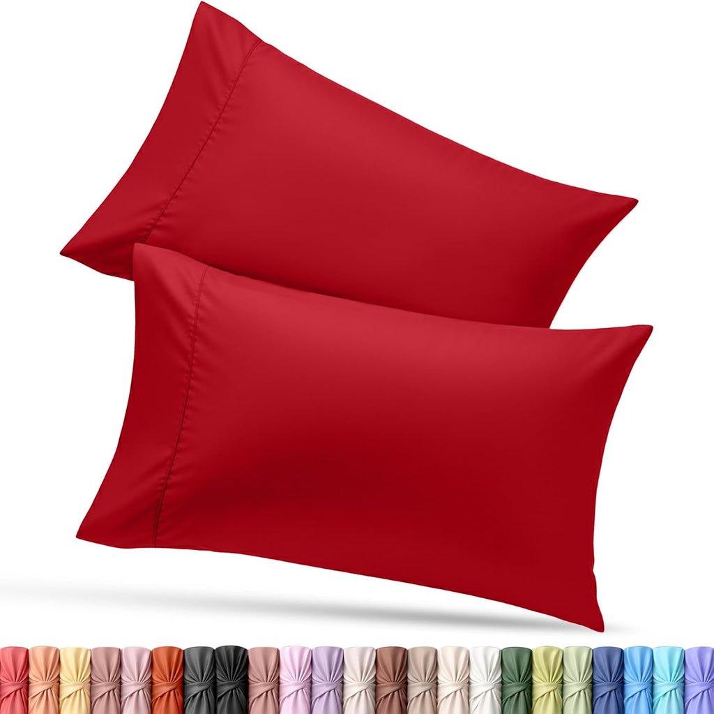 Utopiabedding Utopia Bedding King Pillow Cases - 2 Pack - Envelope Closure - Soft Brushed Microfiber Fabric - Shrinkage and Fade Resistant…