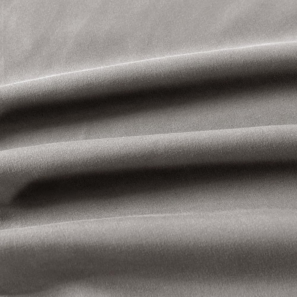 Sewdudely 2 Pack Pillow Cases Standard Size, 20x26 Microfiber Pillow Shams Dark Gray Ruffle Pillow Case, Soft Breathable and Non Shr…