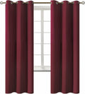 BGment Blackout Curtains for Bedroom - Grommet Thermal Insulated Room Darkening Curtains for Living Room, Set of 2 Panels (42 x 72 Inch, Bu…