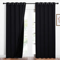 Nicetown High-End Thermal Curtains, Full Blackout Curtains 84 inches Long for Dining Room, Soundproof Window Treatment Drapes for Hall Room…