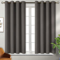 BGment Blackout Curtains for Bedroom - Grommet Thermal Insulated Room Darkening Curtains for Living Room, Set of 2 Panels, Each 46 x 54 Inc…