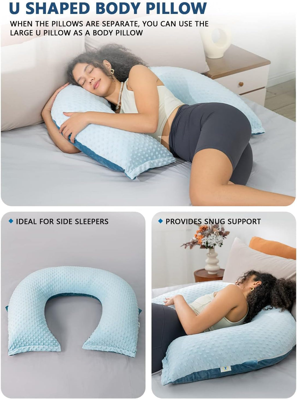 Insen Reading Pillow, Back Pillow for Sitting in Bed for Reading, Nurse & Relax, Reading Pillow for Adults, Moms & Kids, Sit Up Pillow for…