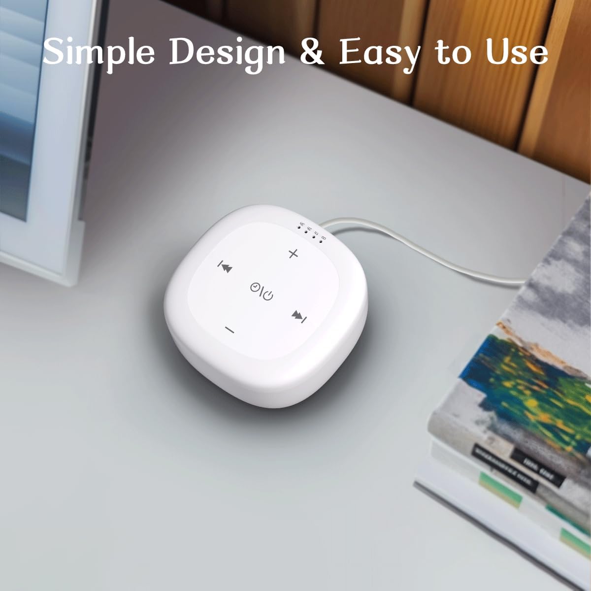 Hushingwhitenoisemachine White Noise Sound Machine with 30 Soothing Sounds Brown Noise Sound Machines for Sleep Office Privacy Bedroom 36 A…