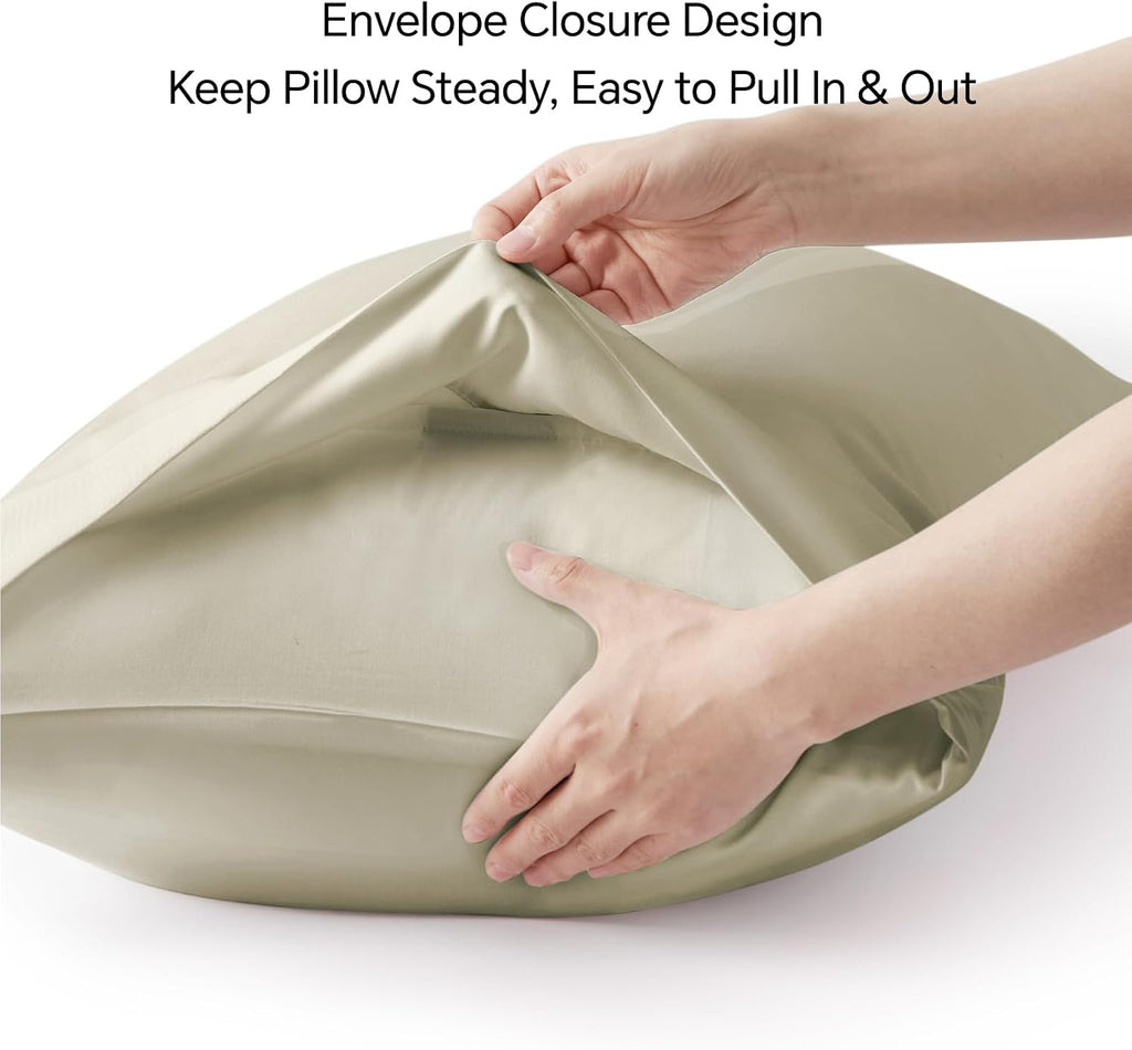 Bedelite Body Pillow Cover, Rayon Made from Bamboo, Cooling Body Pillow Pillowcase for Hot Sleepers and Night Sweats, Breathable & Silky So…