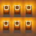 KINUR 6 Pack Night Light, LED Night Lights Plug into Wall with Dusk to Dawn sensors, Plug in Night Lights for Kids Room, Bedroom…