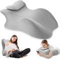 Myfamirea Memory Foam Ergonomic Wedge Pillow for Adults - Prone Pillow for Bed Sleeping, Reading, Memory Foam Ergonomic Cushion for Back Su…