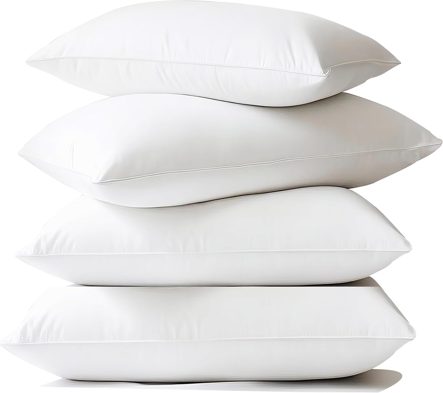Waterproof Pillow Protectors Standard Size 20x26 Inches 8 Pack with Zipper Dust Proof Moisture Proof Sweat Proof Pillow Case Cover…