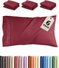 Queen Pillow Cases Set of 6 - Ultra Soft Hotel Quality Pillowcase Covers - Comfy, Cozy & Wrinkle Free - Shrink, Stain and Fade Resistant…