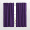 NICETOWN RV Curtains for Camper Windows - (Royal Purple Color) 42x50 Inch, 2 Panels Set, Thermal Insulated Room Darkening Blackout…