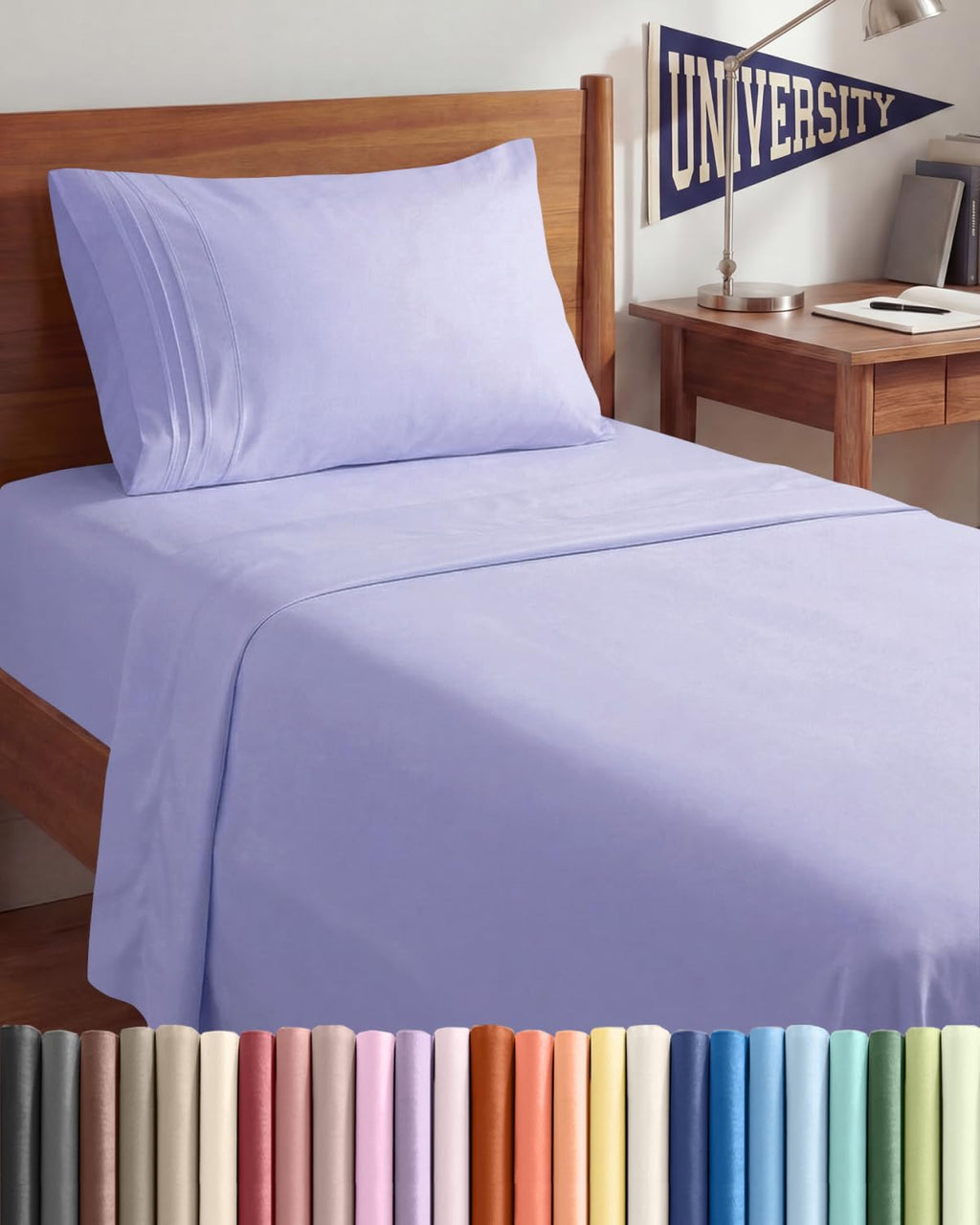 Twin XL Size 3 Piece Sheet Set - Comfy Breathable & Cooling Sheets - Hotel Luxury Bed Sheets for Women & Men - Deep Pockets, Easy-Fit…