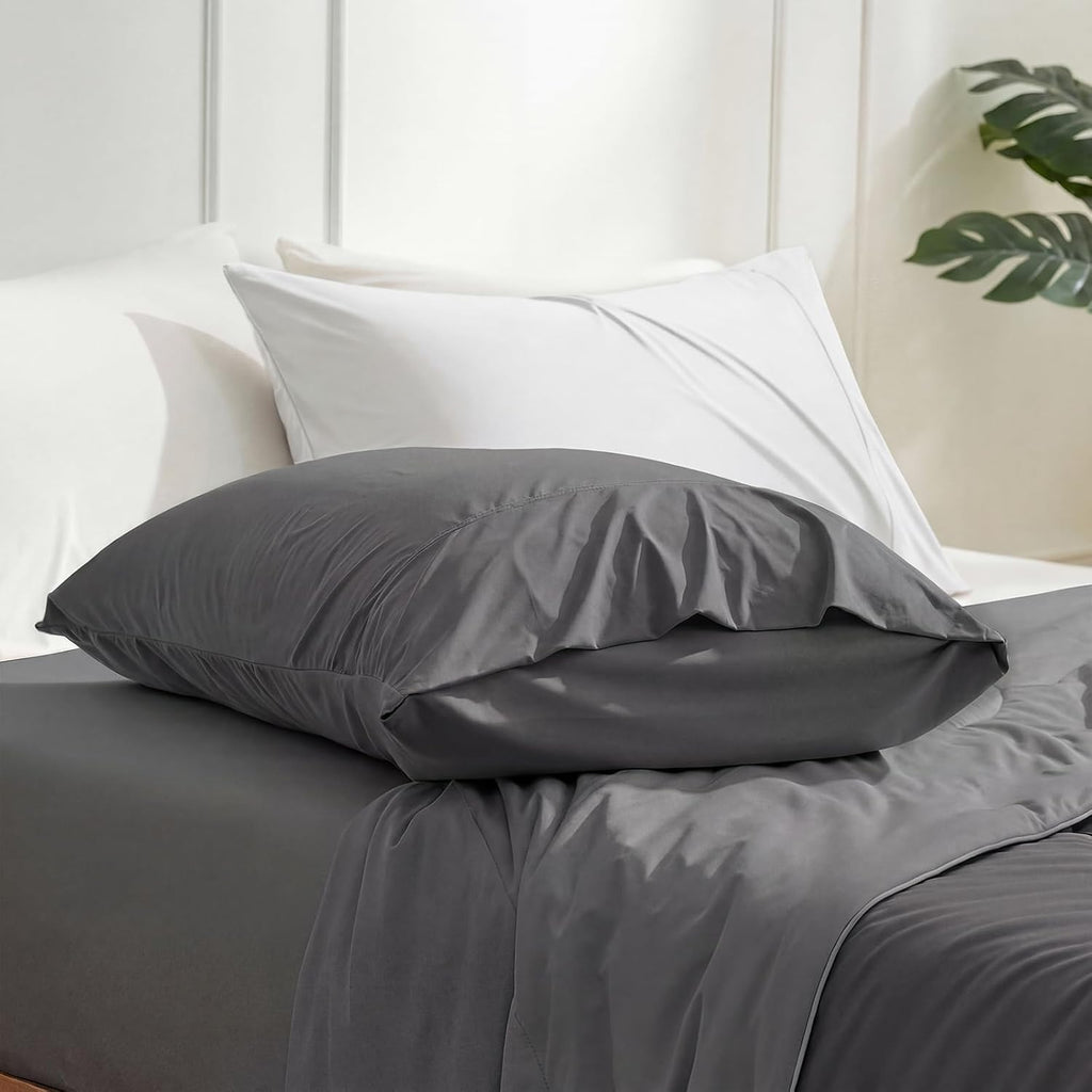 CozyBliss Cozy Bliss 2pcs Cooling Pillow Cases Set for Hot Sleepers & Night Sweats, Q-Max 0.5 Silky Wrinkle-Free Pillow Covers with Envelop…
