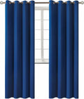BGment Blackout Curtains for Bedroom - Grommet Thermal Insulated Room Darkening Curtains for Living Room, 52 x 84 Inch, 2 Panels, Royal Blu…