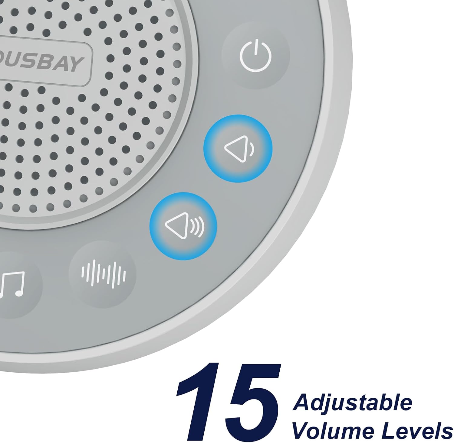 Housbay White Noise Sound Machine, 31 Soothing Sounds, 5W Loud Stereo Sound, Sleep Timer, Small Travel Sleep Machine & Noise Canceling…
