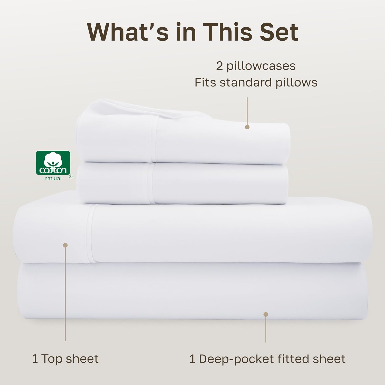 CaliforniaDesignDen California Design Den Soft 100% Cotton Full Sheet Set, 400 Thread Count Good Housekeeping Award Winner, Silky Smooth Sa…