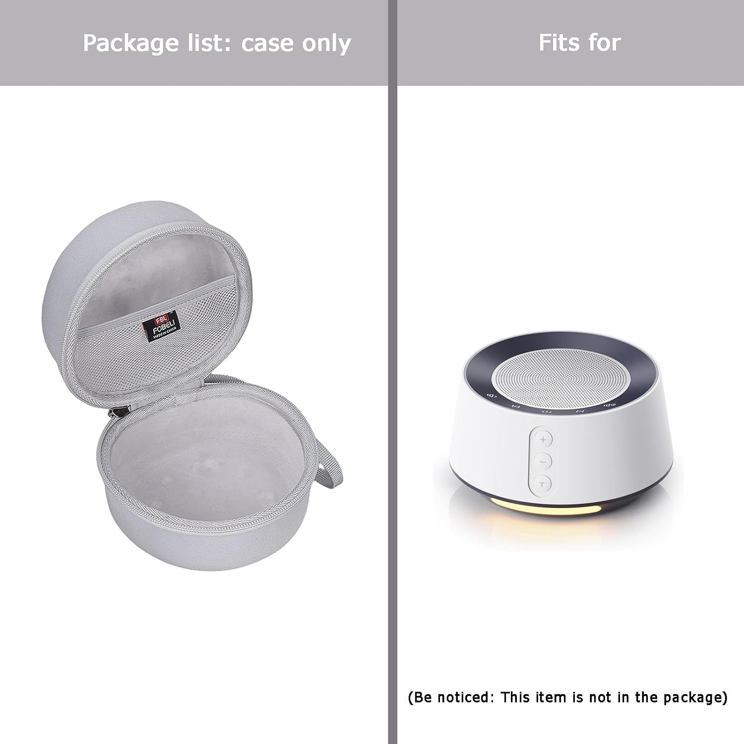 FBLFOBELI Hard Travel Case for BGOVERSS White Noise Sound Machine (Case Only)