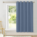 NICETOWN Bedroom Window Blackout Curtain Panel - Thermal Insulated Blackout Drape/Drapery for Loft, Guestroom (Stone Blue, 1 Panel, 70 x…