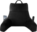 Ipynbap Back Pillow for Bed Sitting up, Reading Pillow for Sitting in Bed Adult, Back Support Pillow, Memory Foam Sit up Lounge Backrest Pi…