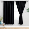 Jiuzhen Blackout Curtains for Bedroom - 70 x 63 Inch Extra Wide Privacy Assured Thermal Insulated Room Darkening Sliding Door Curtains for…