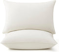 Puredown ® Goose Feather Down Pillows, 100% Organic Cotton Cover, Luxury Hotel Collection Bed Pillows for Sleeping Set of 2, Standard Size…