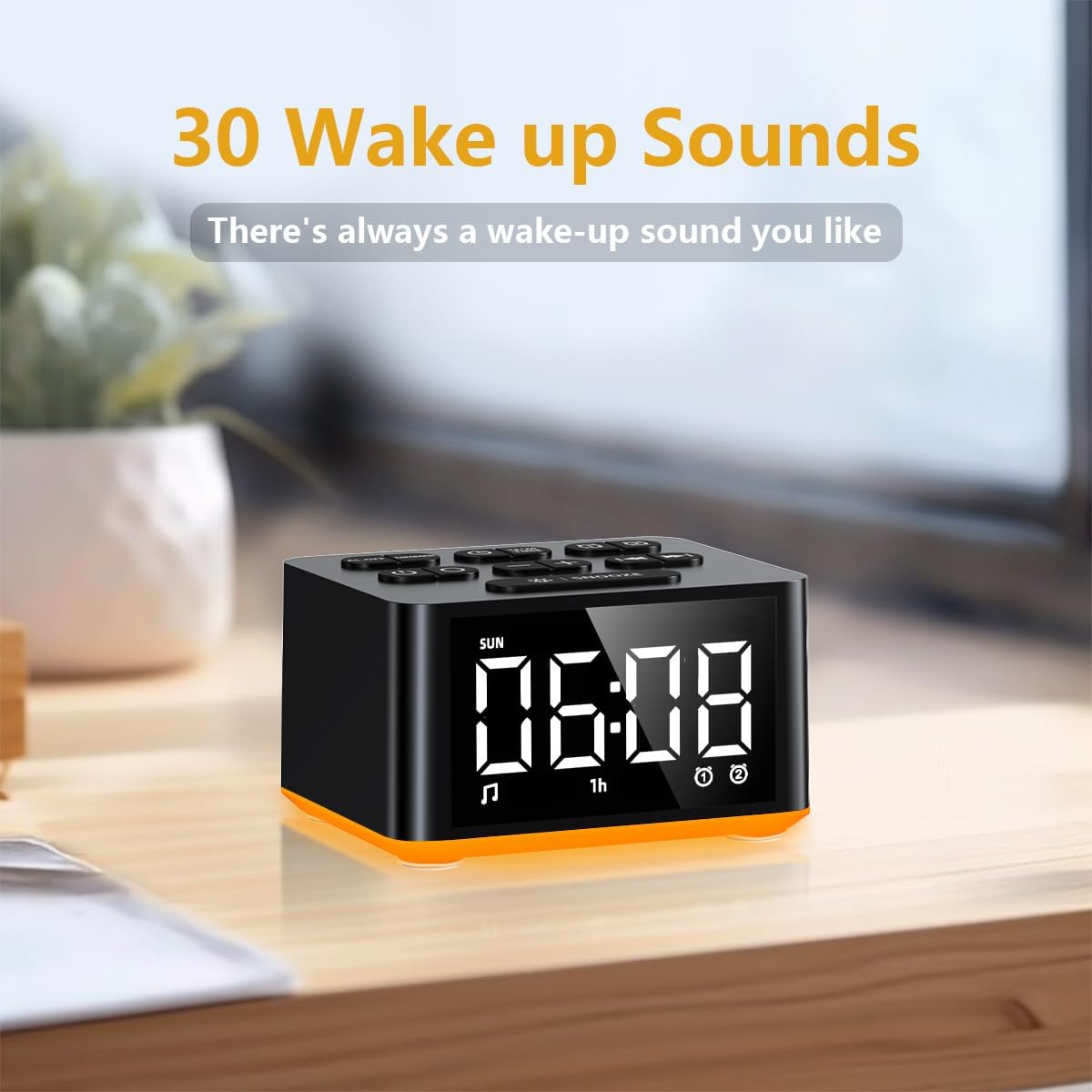 3 in 1】 Sound Machine Dual Alarm Clock Night Light White Noise Machine 27 Sleeping Sounds for Adults Kids Precise 32 Level Volume Sleep…