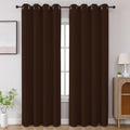 Cucraf Blackout Curtains 84 inch Length 2 Panels Set, Room Darkening Drapes for Living Room Bedroom, Thermal Insulated Light Blocking Gromm…