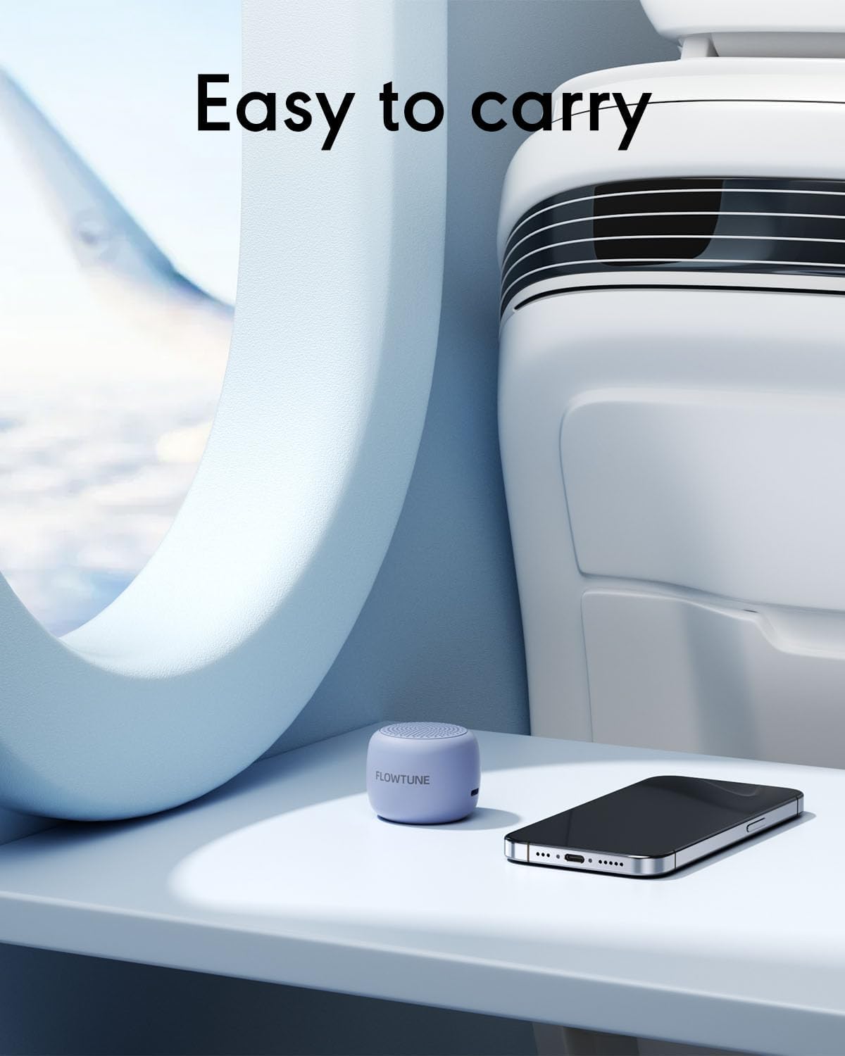 FLOWTUNE Sound Machine Flowtune White Noise Machine for Baby Adults, Mini Portable Sound Machine for Travel, 6H Timer, 18 Soothing Sleep…