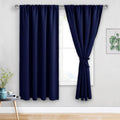 Jiuzhen Blackout Curtains for Bedroom - Thermal Insulated Room Darkening Noise Reducing, 52 x 63 Inch Length Curtains for Living Room, Set…