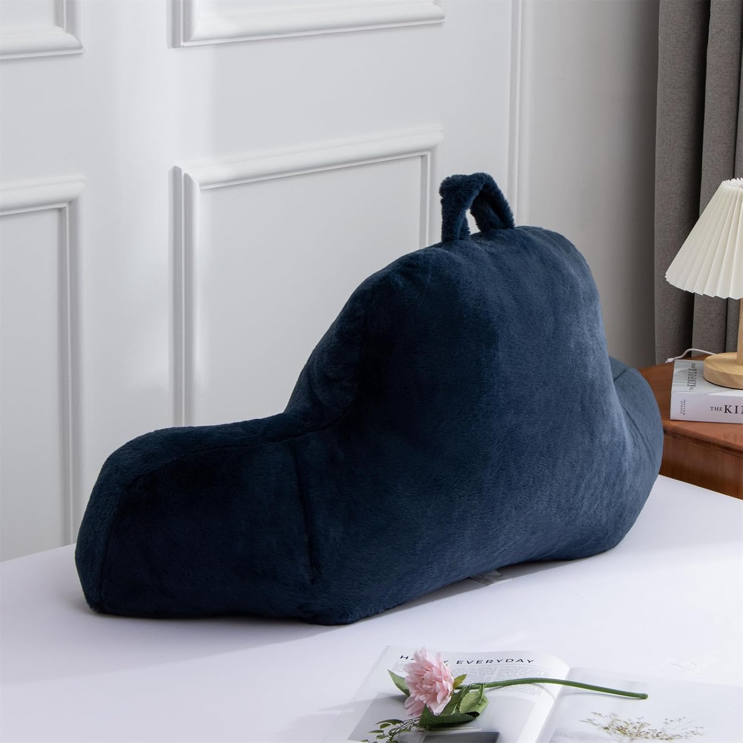 Aimuan Reading Pillow Bed Rest Wedge Large Adult Backrest Pillow with Arms Back Support for Sitting Up in Bed Cushion Incline Rest…