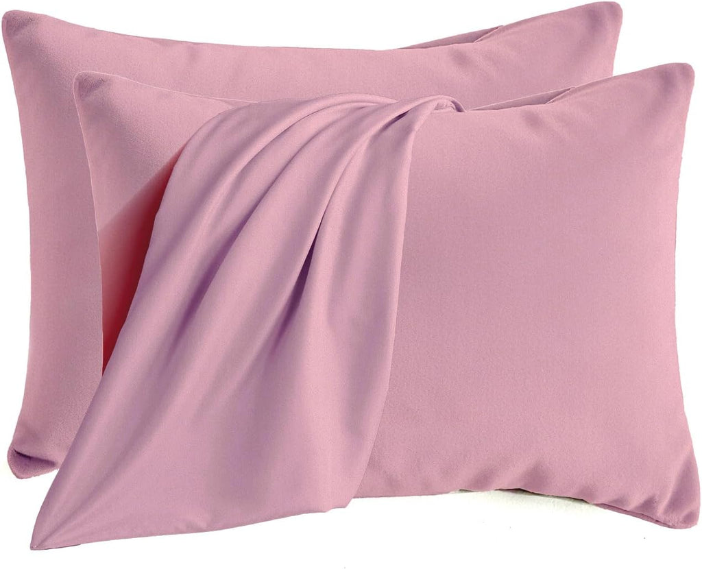 QJFabricCO Q&J Fabric Co.Bedding Pillow Cases Standard Size Set of 2 Soft Brushed Microfiber Pillow Cover, Wrinkle-Free, Fade-Resistant, Envel…