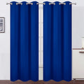 Lemomo Royal Blue Thermal Blackout Curtains/42 x 84 Inch/Set of 2 Panels Room Darkening Curtains for Bedroom 84 Inch Blue